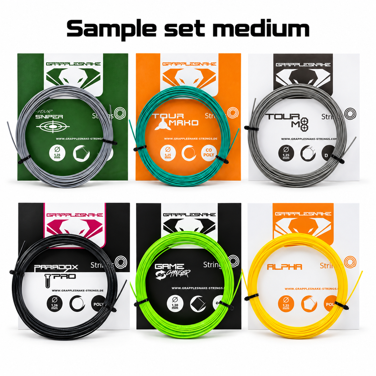Grapplesnake sample set MEDIUM